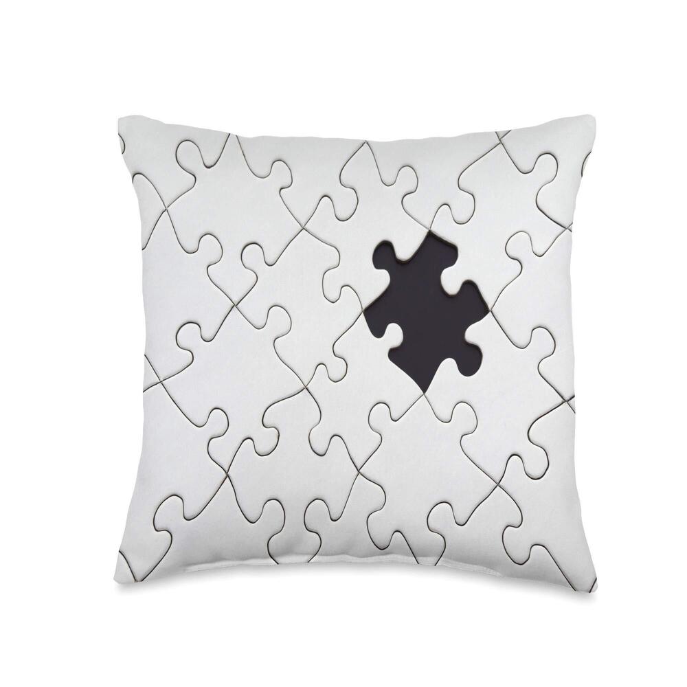 4158 Puzzle Throw Pillow